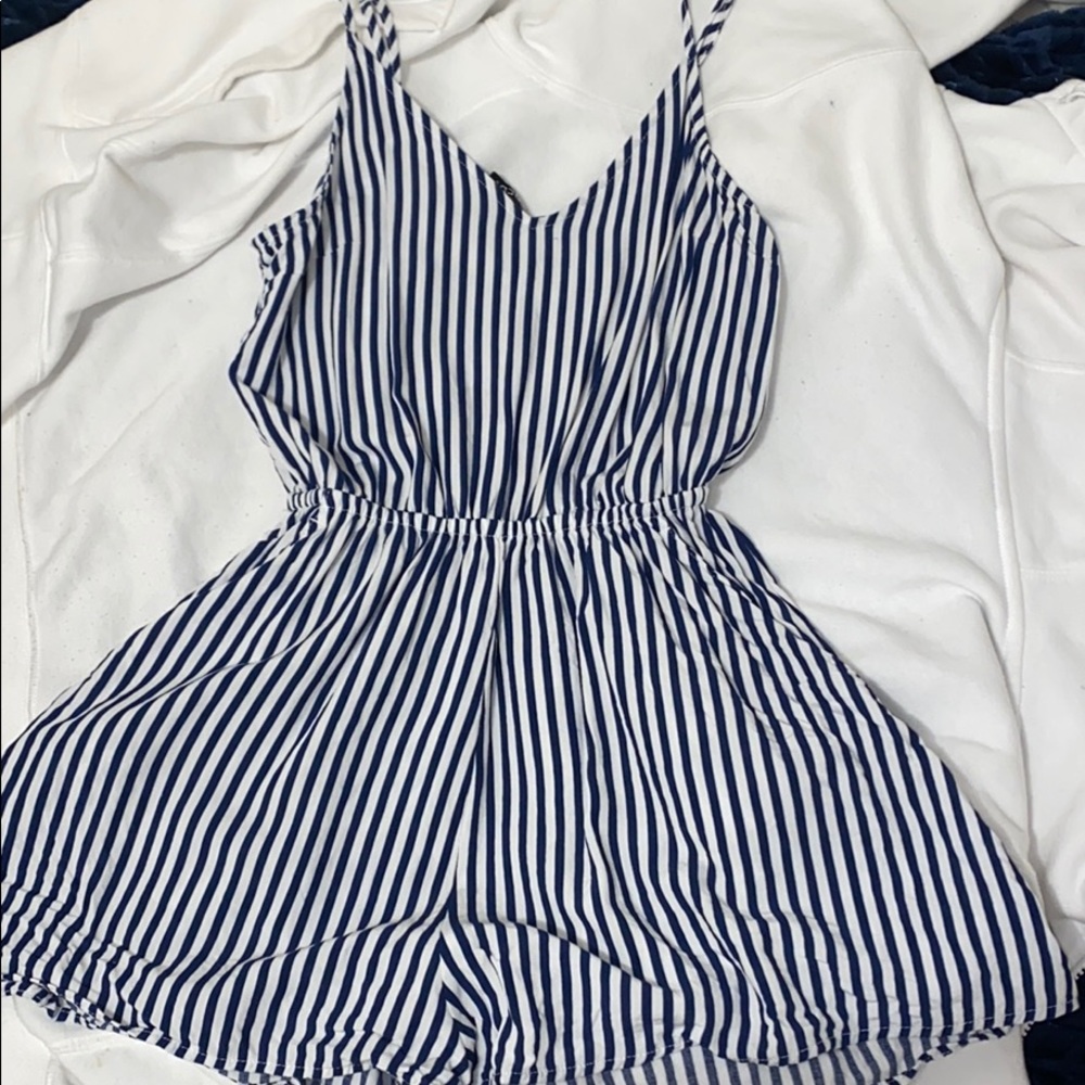 stripy romper